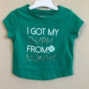 St. Patrick’s Day Shirt Charm From Mommy